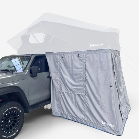 Cabina vestuarios  para tienda de techo de coche toldo camping Quietent M. Promoción