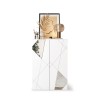 Aparador mueble recibidor blanco brillante 2 puertas espejo Elise Oferta