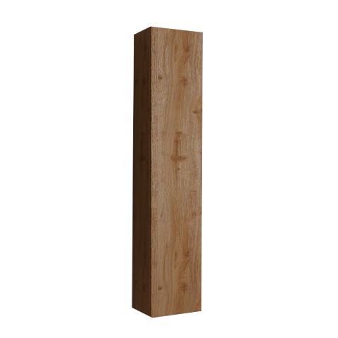 Columna mueble baño suspendido 1 puerta mueble de almacenaje madera roble Edon Promoción