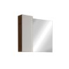 Espejo baño columna 1 puerta luz LED madera blanca roble Pilar BW Precio