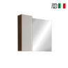 Espejo baño columna 1 puerta luz LED madera blanca roble Pilar BW Modelo