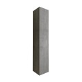 Columna de baño suspendida 1 puerta mueble de almacenaje Kubi gris cemento Promoción