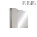 Espejo baño luz LED columna 1 puerta blanco gris Pilar BC Oferta