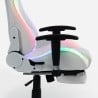 Silla gamer con reposapiés LED RGB ergonómica Pixy Comfort Coste