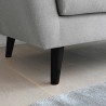 Sofá 2 plazas diseño nórdico tapizado elegante moderno 151 cm Ischa Características