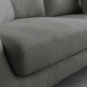 Sofá 3 plazas moderno nórdico estilo simple tejido gris Folkerd Compra