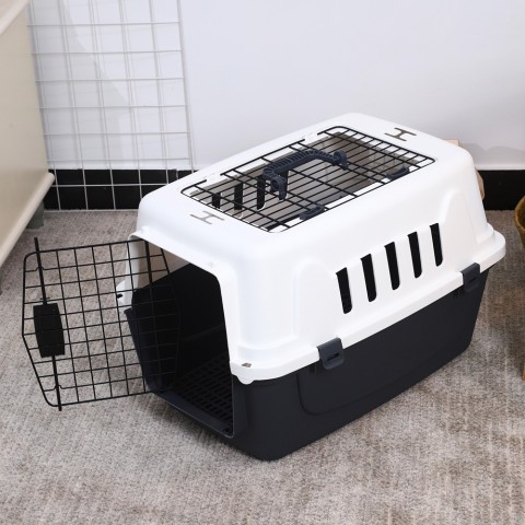 Jaula transportín rígido para animales con almohadilla 40 x 58,4 x 38 Rexxy L Promoción