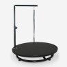 Mesa de peluquería giratoria para perros, de 60 cm de diámetro, Pug.