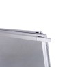 Pizarra magnética blanca 90 x 70 cm extensible con caballete bloque de hojas Niels L Elección