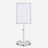 Pizarra magnética para imanes 100 x 70 cm giratoria con ruedas Stephen Descueto