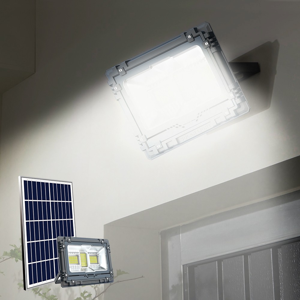 Foco con panel solar proyector LED Bluetooth Toscor L