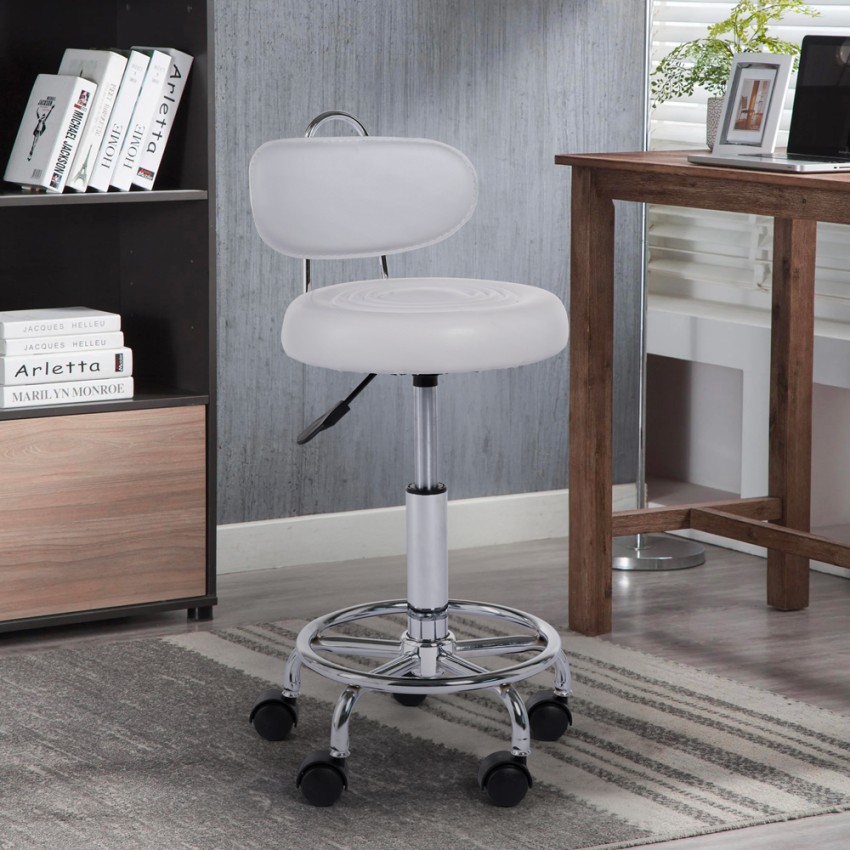 Taburete de oficina ergonómico ajustable para esteticista Kurili Promoción