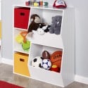 Mueble para juguetes habitación infantil blanco con compartimentos Lutelle Venta