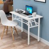 Escritorio oficina plegable salvaespacio 2 niveles Foldesk Plus 100 x 60 cm Descueto