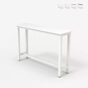 Mesa de entrada 120x40cm de madera y metal Welcome light Coste