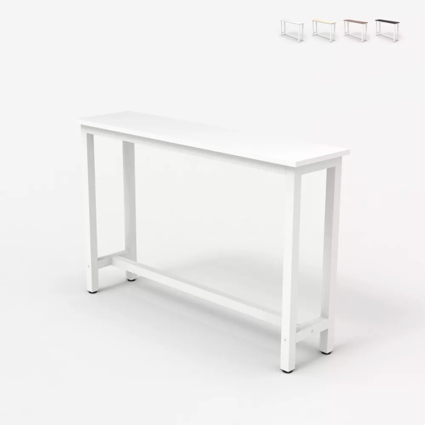 Mesa de entrada 120x40cm de madera y metal Welcome light Coste Mesa de entrada 120x40cm de madera y metal Welcome light Coste