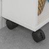 Mueble de baño móvil ahorra espacio con ruedas puertas correderas Gitseg Compra