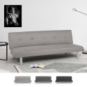 Sofá cama de 3 plazas de tela para salón Larimar XL Promoción