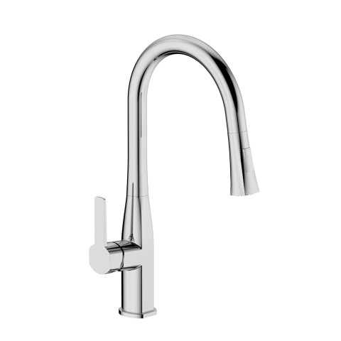 Grifo mezclador para fregadero de cocina de caño alto con ducha extraíble Vancouver Promoción