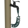 Fuente de jardín de columna con tubo flexible y pistola de 8 chorros Agua Pro 