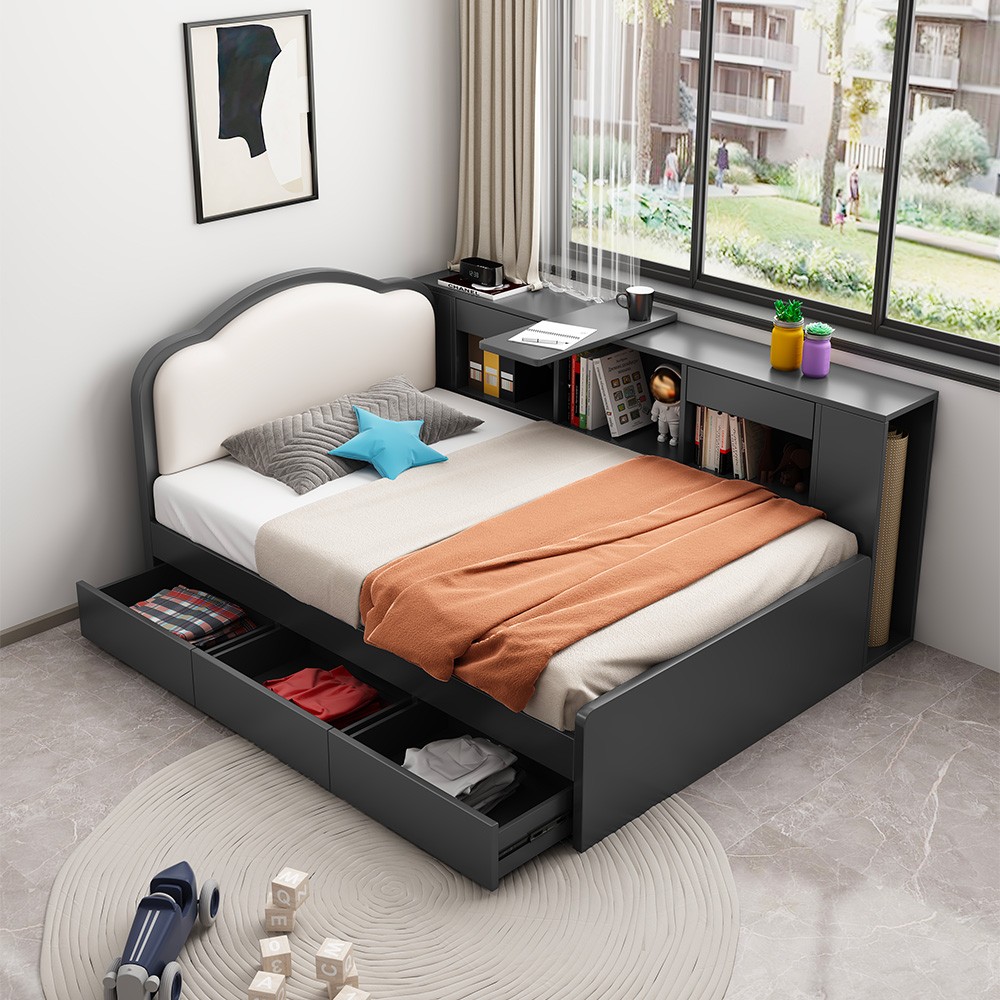 Cama Francesa 120 x 190 Plaza Y Media Mueble Canapé Sorik