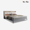 Cama Matrimonial Canapé 160 x 200 LED Moderna LED USB Courier Venta