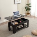 Mesa de centro con compartimento de almacenaje moderna Suares 