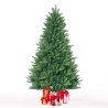 Árbol de Navidad alto 210 cm clásico verde artificial ramas falsas Melk Promoción