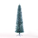 Árbol de Navidad artificial slim verde nevado 180 cm Mikkeli Rebajas