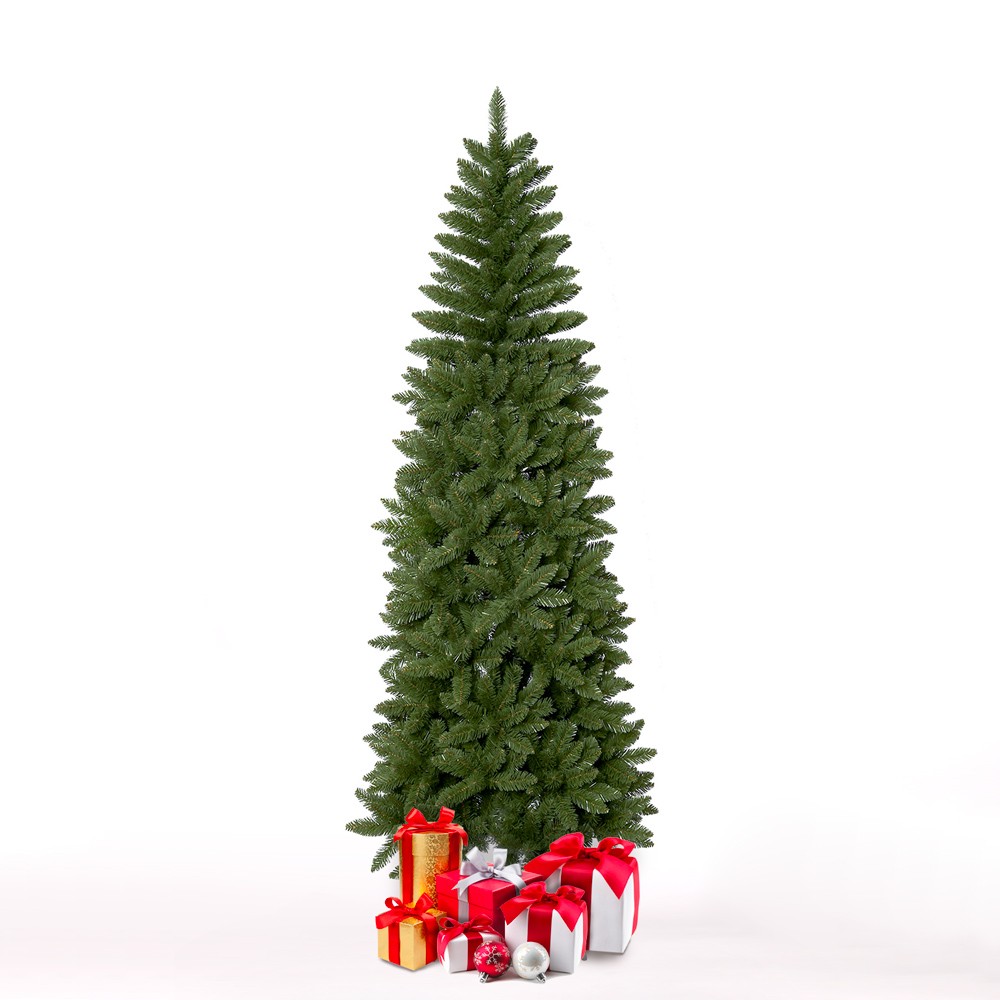 Árbol de Navidad 210 cm verde artificial clásico Fauske