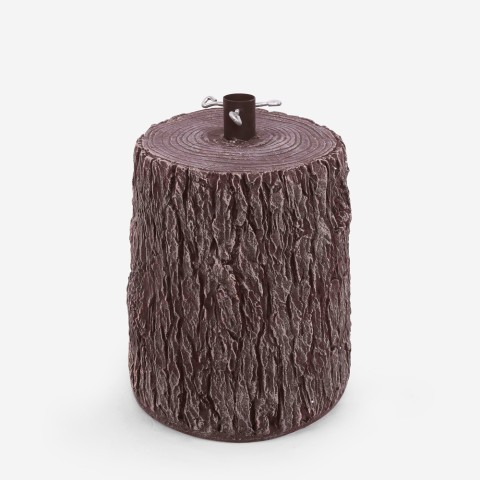 Base para árbol de Navidad artificial tronco de imitación de madera 35 x 38 cm Drammen Promoción