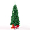 Árbol de Navidad artificial falso de 210 cm de altura verde clásico Vendyssel Promoción