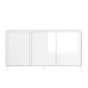 Aparador 3 puertas aparador buffet salón diseño moderno 156x84cm Thilot Stock
