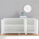Aparador 3 puertas aparador buffet salón diseño moderno 156x84cm Thilot Modelo
