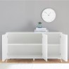 Aparador 3 puertas aparador buffet salón diseño moderno 156x84cm Thilot Modelo