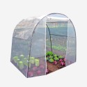 Invernadero de jardín tipo túnel 200 x 150 x h180 cm cubierta PVC plantas y flores Orto M Oferta