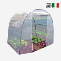 Invernadero de jardín tipo túnel 200 x 150 x h180 cm cubierta PVC plantas y flores Orto M Venta