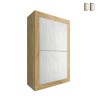 Aparador alto 4 puertas blanco armario cocina madera Novia WB Basic Promoción