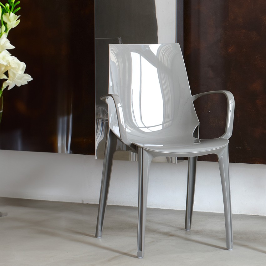 Sillas de diseño moderno para cocina bar restaurante Scab Vanity Arm Promoción