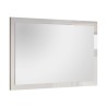 Espejo moderno 110x60cm pared entrada marco blanco brillante Nadine Oferta