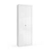 Armario de 2 puertas mueble baño multiusos blanco brillante 70x35x188cm Jude Oferta