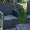 Salón jardín exterior 2 sillones cojines mesa de centro Tropea Grand Soleil. Elección