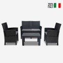 Conjunto jardín exterior sofá 2 sillones mesa de centro Taormina Grand Soleil Oferta