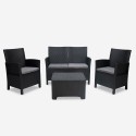 Conjunto exterior 2 sillones sofá mesa de almacenaje Riccione Grand Soleil Promoción