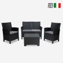 Conjunto exterior 2 sillones sofá mesa de almacenaje Riccione Grand Soleil Oferta