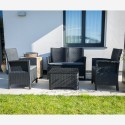 Conjunto exterior 2 sillones sofá mesa de almacenaje Riccione Grand Soleil Elección