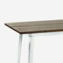 conjunto mesa alta blanca 120x60 4 taburetes de bar Lix vintage swanton Elección
