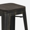 conjunto mesa de cocina alta industrial 140x40 2 taburetes de bar Lix oakwood Precio