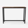 conjunto mesa de cocina alta industrial 140x40 2 taburetes de bar oakwood Elección
