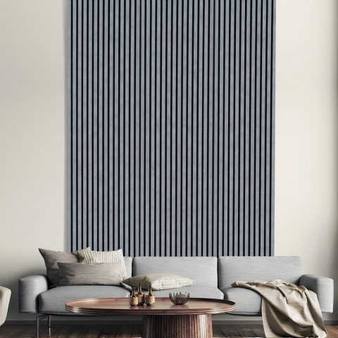 5 x panel acústico absorbente 120x57cm gris cemento decorativo K-C Promoción